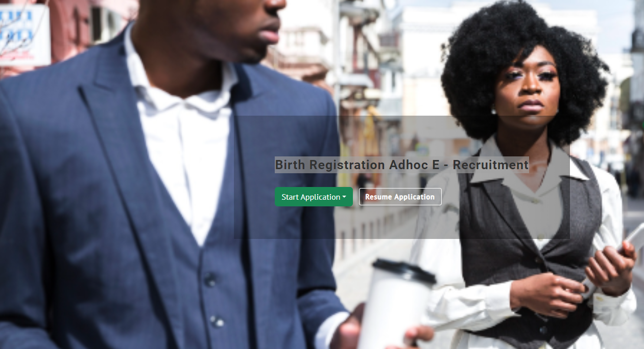 NPC Birth Registration Adhoc E-Recruitment