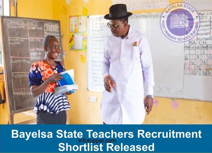List of Shortlisted Candidates for Bayelsa State Teachers Recruitment