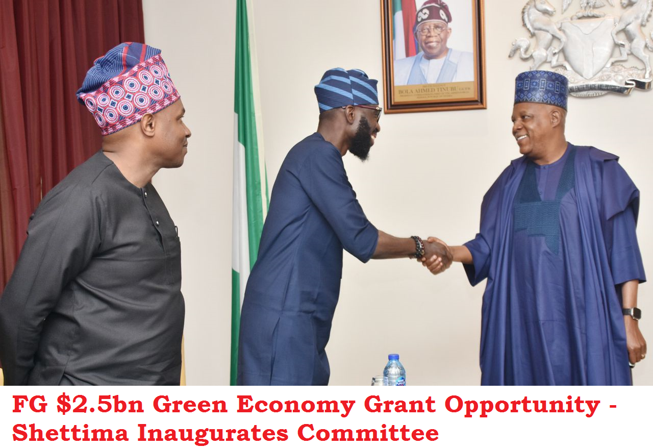 FG $2.5bn Green Economy Grant Opportunity - Shettima Inaugurates Committee