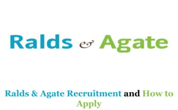 Ralds & Agate Recruitment 2024 and How to Apply