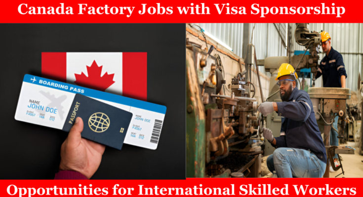 Canada Factory Jobs with Visa Sponsorship: Your Pathway to Opportunity